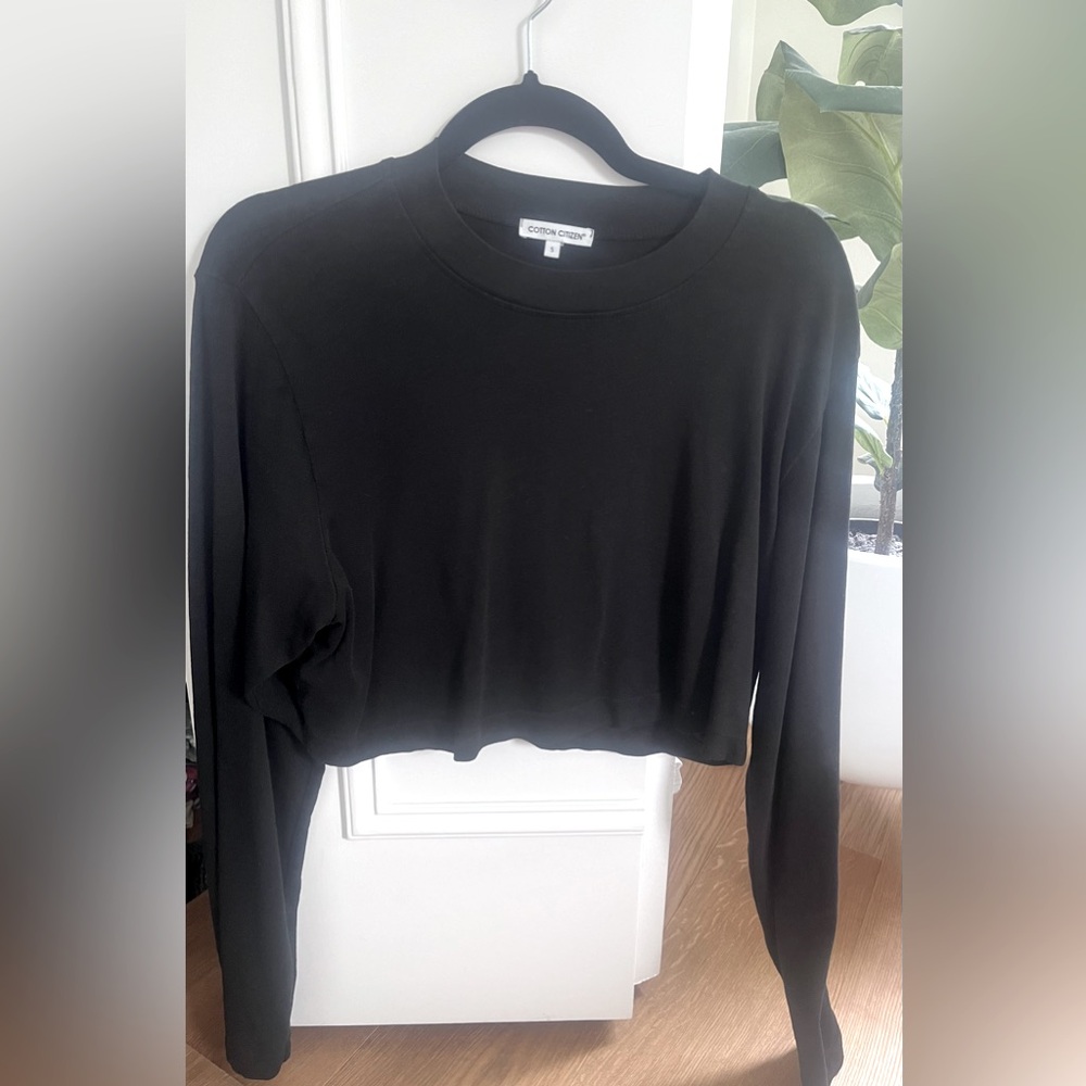 Tokyo Crop Shirt in Jet Black
COTTON CITIZEN size Small